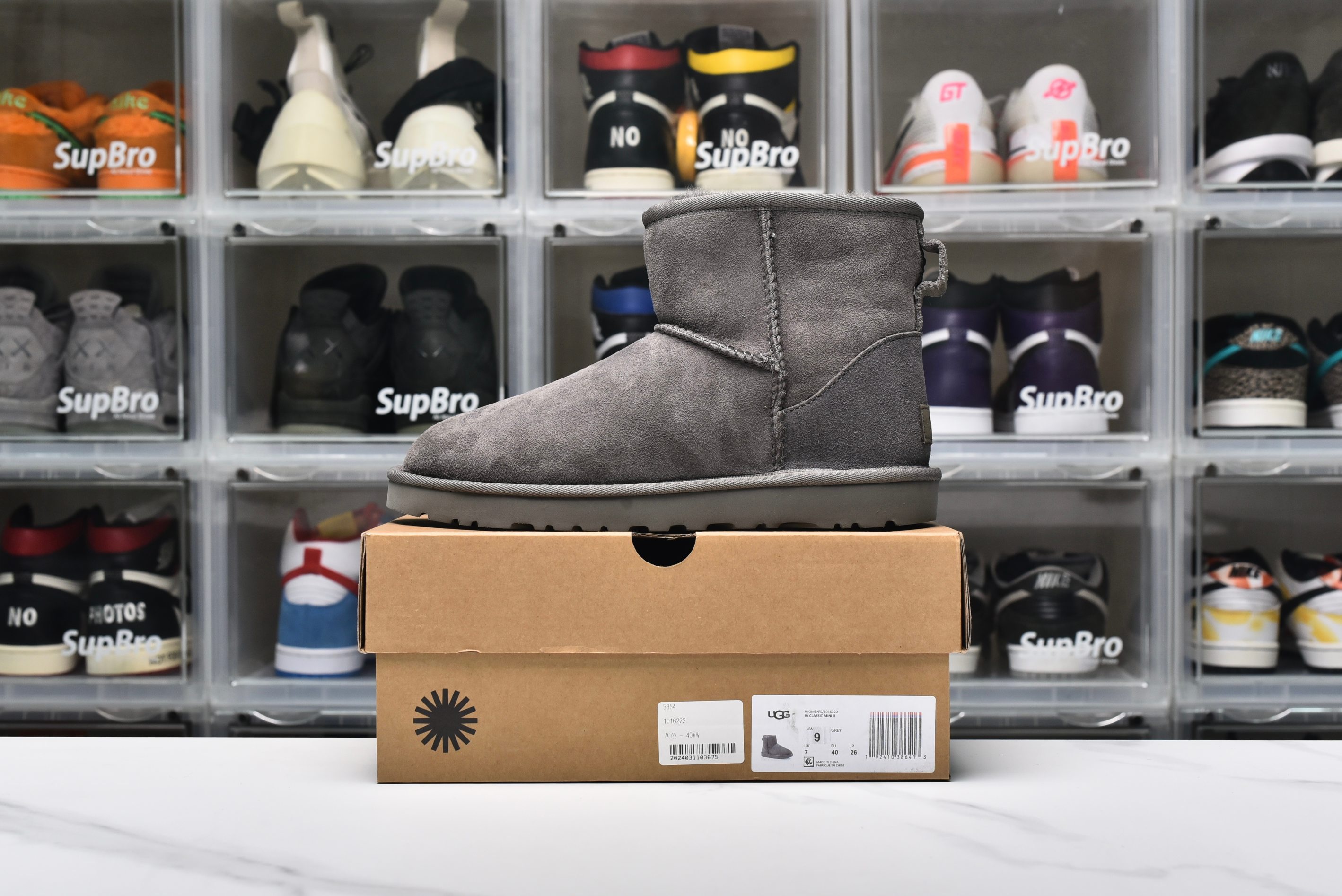 UGG Women Classic Mini II Boot Grey 1016222